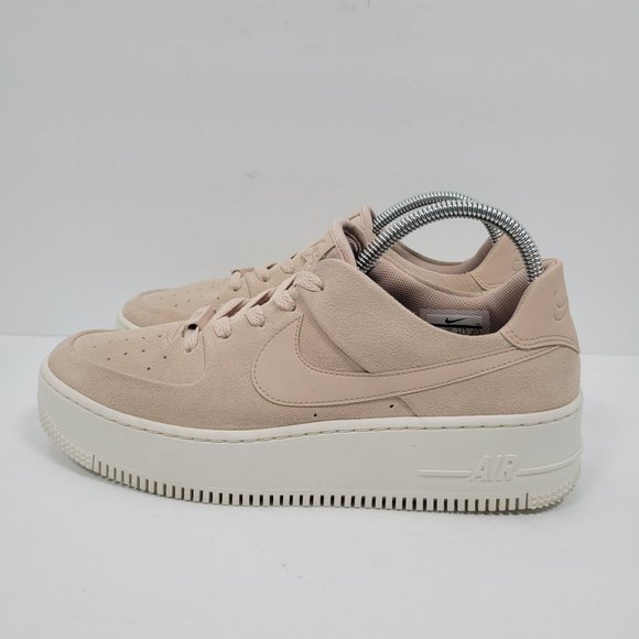 Nike Air Force 1 Sage Low Women's Particle Beige Shoes AR5339-201 US 10.5 - Picture 2 of 10
